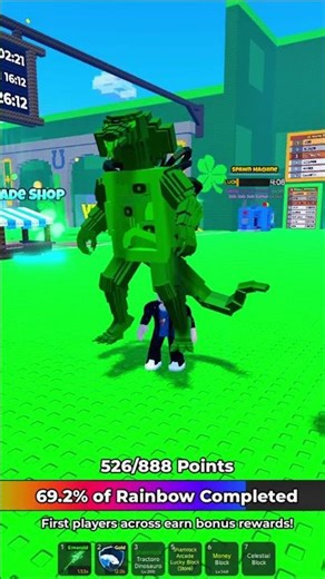 Opening Alien LuckyBlock in Escape tsunami for Brainrots | #roblox #shorts