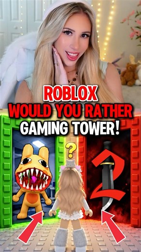 ROBLOX WOULD YOU RATHER “GAMING” TOWER! 😱🗼