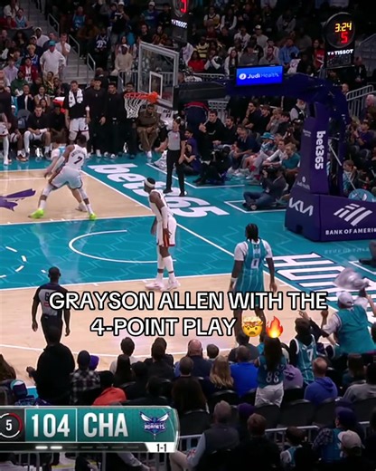 ERIC COLLINS LOST IT 😭🎙️ #graysonallen #ericcollins #hornets #NBA #charlottehornets