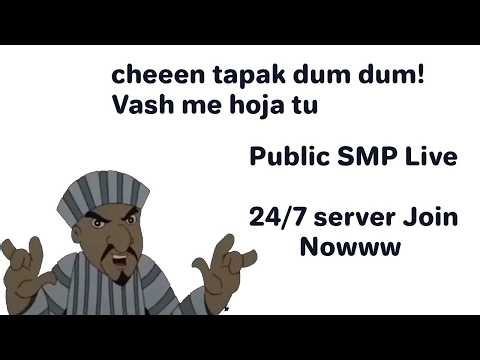 🔴 Minecraft LIVE | Public SMP + ₹20 Redeem Code Giveaway | Java + PE 24/7 | Road to 1000
