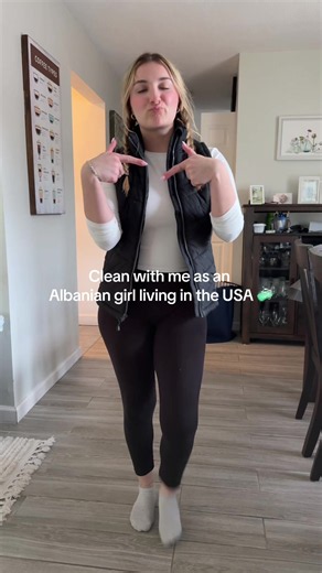 Clean With Me: An Albanian Girl's Home Cleaning Basics in the USA 🧼