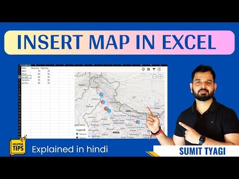 How to Insert Map in Excel | How to make a Map Chart in Excel | Map Chart in MS Excel