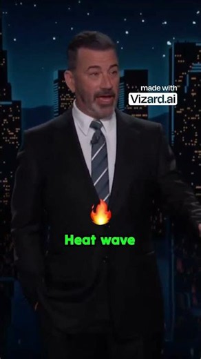 Jimmy Kimmel Jokes About LA's October Heatwave! ☀️🎃