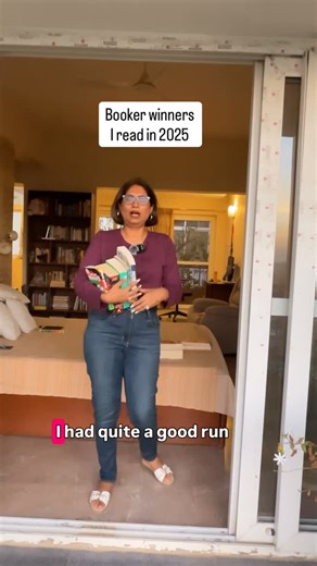 Paddy | Creator on Instagram: "Recapping my year in books and here are the Booker Winners from across the years that i read in 2025. For what it’s worth, I recommend all of these. Here’s hoping my good run continues in 2026! Pls recommend other Booker winners that i must read in 2026! PS. I have not included the International Booker Prize winners in this reel. [Booker prize, Booker, books, book recommendations, 2025wrap, my year in books, Man Booker, Booker shortlist, Booker longlist] #booker #b