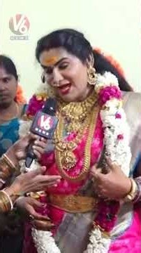 బోనం ఎత్తుకున్న జోగిని శ్యామల | Jogini Shyamala Bonalu 2026 | V6 NEWS |