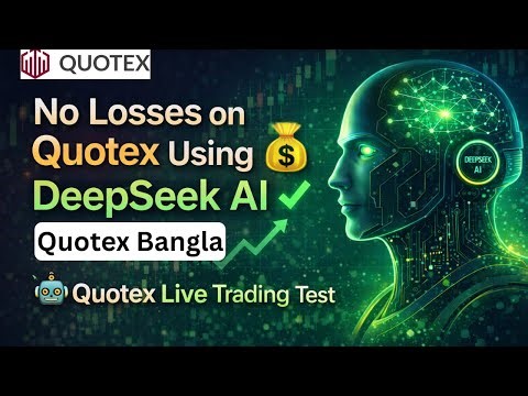 No Losses on Quotex Using DeepSeek AI 🤖 Quotex Live Trading Test