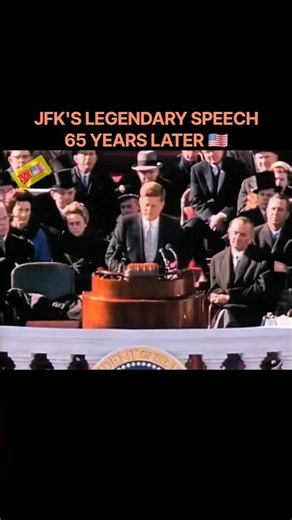JFK's Famous 1961 Speech — Still Powerful 65 Years Later! 🇺🇸 #JFK #Shorts