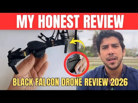 Black Falcon Drone Review (UPGRADED 2026) - BLACK FALCON 4K DRONE With Câmera 2026