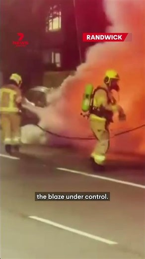 Car bursts into flames on Avoca St at Randwick in Sydney's east
