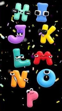 3D ABC Song Shorts | Colorful Uppercase Alphabet Characters | Learn A–Z #abcsong #learnabc