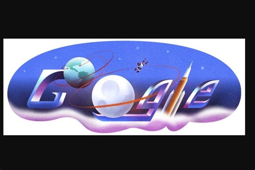 Look: Google celebrates the launch of Artemis II with a Doodle