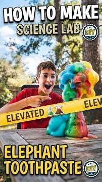 How to make elephant toothpaste #elephant #toothpaste #elephanttoothpaste