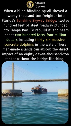 The $244 Million Bridge Protected by Concrete Islands 🌉🚢