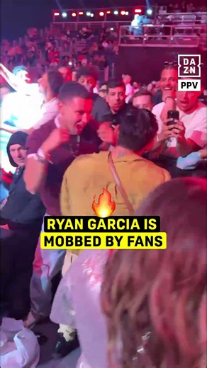 Ryan Garcia gets MOBBED by fight fans in beautiful moment in Egypt