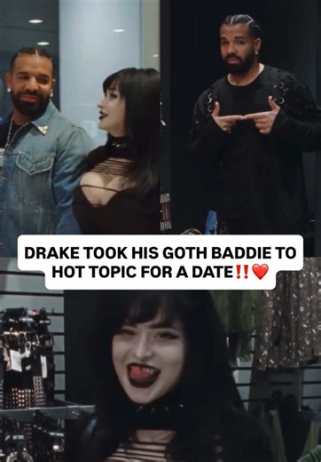 #Drake took his goth baddie from his 20 V 1 date on a date to Hot Topic in his 'FOMO' livestream 😭🔥 #HotTopic #champagnepapi #ICEMAN #MAIDOFHONOUR