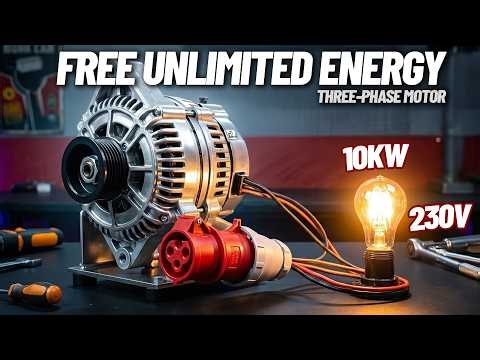 NEW FREE POWER GENERATOR 10kW 110V-230V - Single-Phase and Three-Phase