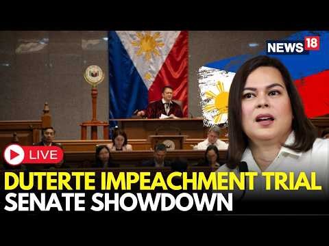 Philippines Senate Showdown LIVE: Sara Duterte Impeachment Trial LATEST UPDATE | N18G