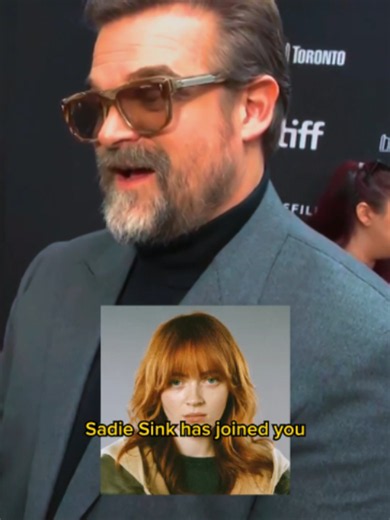 Millions of people have seen Sadie Sink make her MCU debut as Jean Grey in 'Spider-Man: Brand New Day', but her 'Stranger Things' co-star David Harbour is not one of them. 😭 #spiderman #sadiesink #xmen