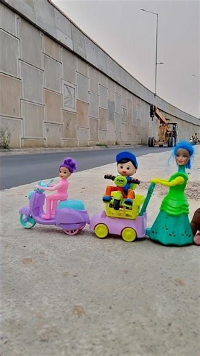 Remote Control Scooty Girl And Monkey Scooter Unboxing And Testing Short ||