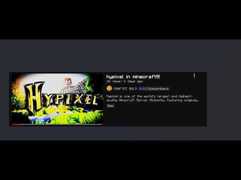 hypixel in minecraft again!!!!