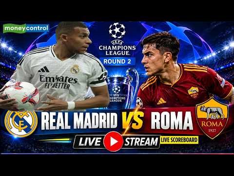 🔴 Real Madrid vs Roma LIVE Football Today | UEFA Champions League Football LIVE | N18G