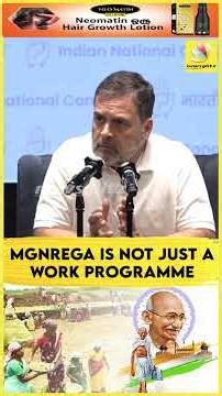 MGNREGA is not just a work programme it is a conceptual development framework across the world