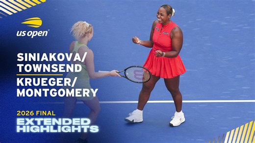 Townsend/Siniakova vs. Montgomery/Krueger Extended Highlights | 2026 US Open Final