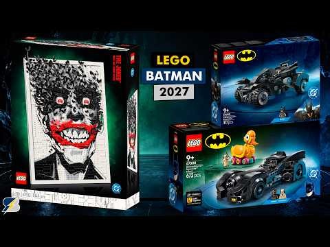 LEGO Batman 2027 First Look - Batman Returns & Arkham Batmobile + Scary Joker Wall Art
