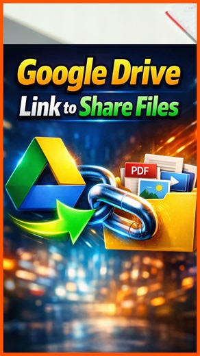 How to create Google Drive link to share files
