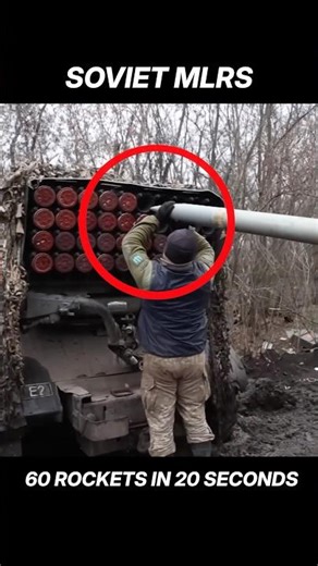 Military MLRS Firing Impact