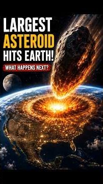 What If The Biggest Asteroid Hit Earth #shortvideo #science