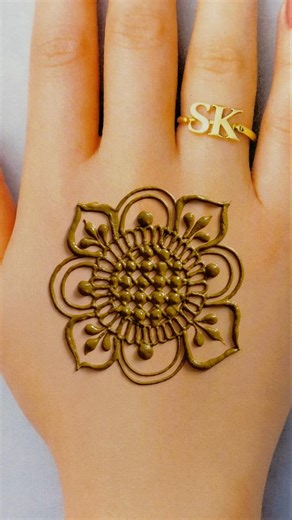 Arabic Mehndi Design | Mehndi Design | Eid Special Mehndi design ✨️ #skmehandi #mehndi