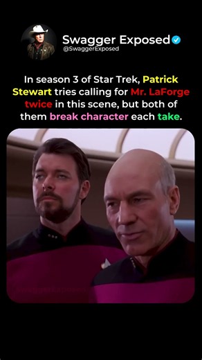 When Patrick Stewart Couldn’t Get Through One Line Without Cracking Up 😂🖖