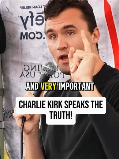 Charlie Kirk speaks the truth. #charliekirk #debate #fyp #usa