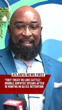 'They treat us like cattle': Double amputee speaks out after ICE detention