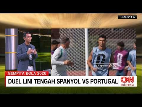Duel Lini Tengah Spanyol vs Portugal