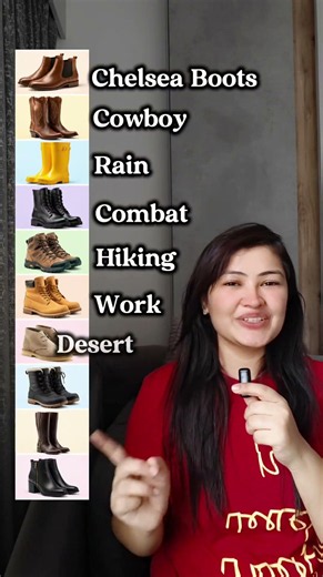 10 Types of Boots You Should Know 👢 | Chelsea, Cowboy, Combat & More #LearnEnglish