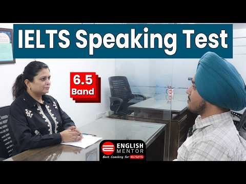 IELTS Speaking Practice Test (Band 6.5 Level) | Real Answers #ieltsspeaking #englishmentor