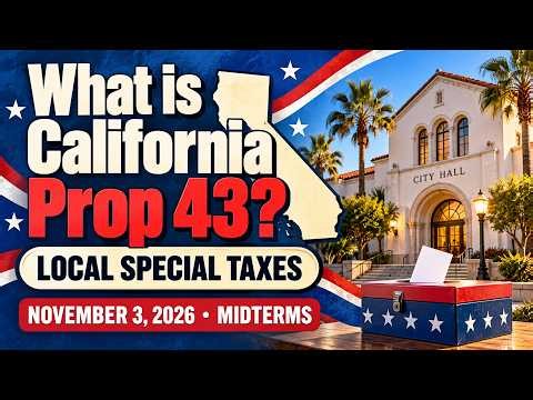 Prop 43 — Local special taxes when is a majority enough