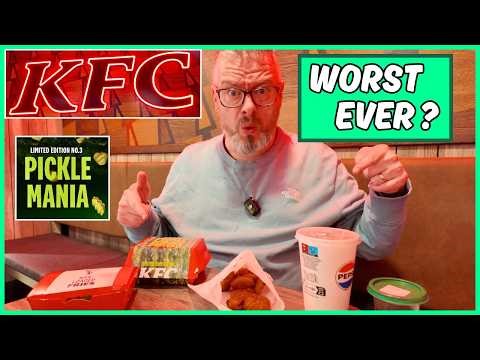 NEW KFC Pickle Menu - The Worst KFC I've Ever Reviewed!?