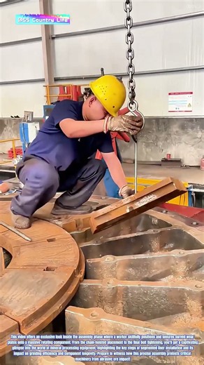 The Precision of Ball Mill Liner Installation: How Segmented Sector Plates Form a Protective Crown