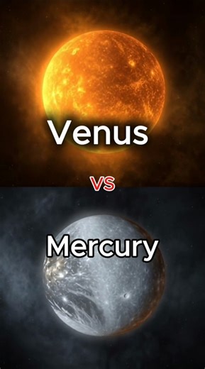 Venus vs Mercury: Who Wins? #venus #mercury