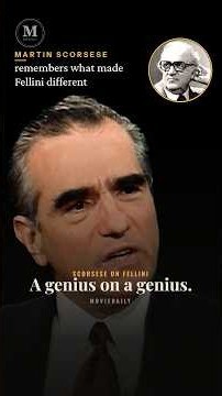 A Genius on a Genius: Scorsese on Fellini #Shorts