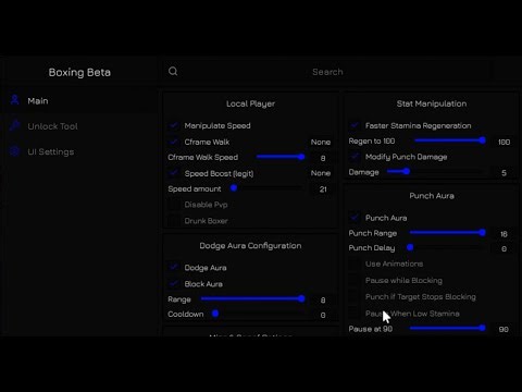 Boxing Beta script || Damage increaser || Kill Aura || Auto block