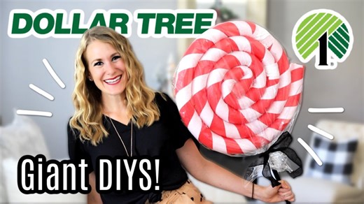 Five giant $1 Dollar Tree Christmas DIYs! 🎄 (big wows in just 5 minutes!)