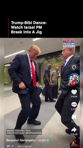 Unbelievable Trump-Bibi Dancing Video: Israel PM Shakes A Leg, Posts This Viral AI Video| #shorts