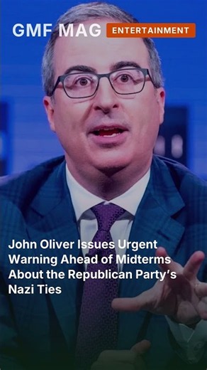 John Oliver Issues Urgent Warning Ahead of Midterms About the Republican Party’s Nazi Ties #shorts