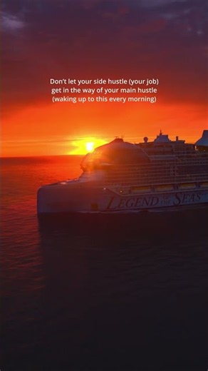 This could be us but nooooo you don’t wanna ask for time off 🙄 #LegendoftheSeas #cruise #cruiseship