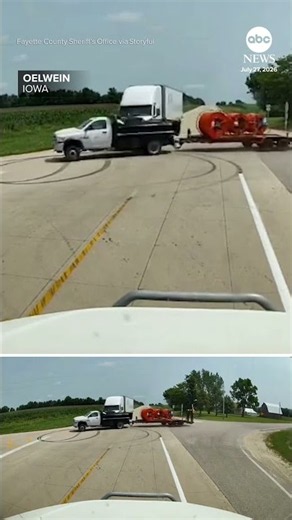Truck crashes into tractor-trailer at Iowa intersection