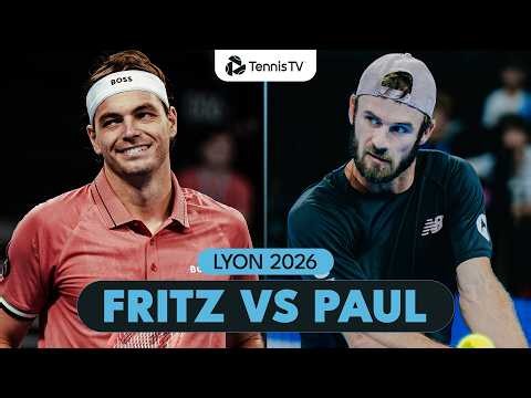 Taylor Fritz vs Tommy Paul All-American Clash ⚔️ | Lyon 2026 Semi-Final Highlights
